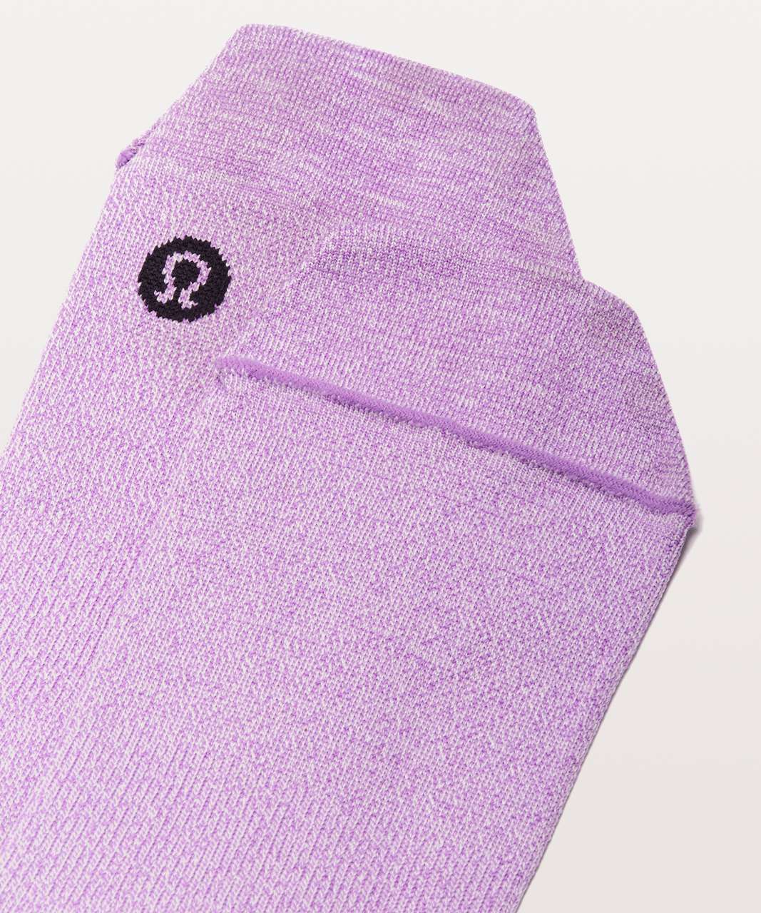 Lululemon Light Speed Sock *Silver - Purple Blossom / White