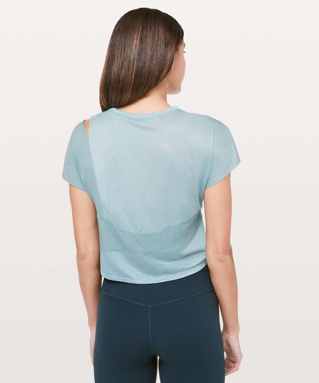 Lululemon No Inhibitions Tee - Cloud Blue - lulu fanatics