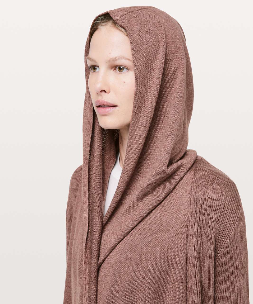 lululemon athletica, Sweaters, Lululemon Softer Still Cashmere Blend Wrap  In Spiced Bronze