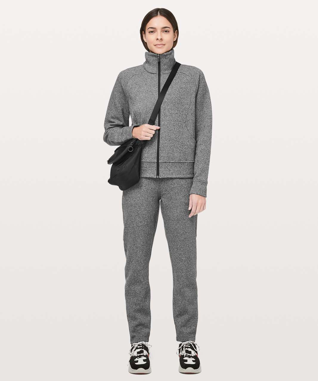 Lululemon Pleat Perfection Jacket - Heathered Speckled Black