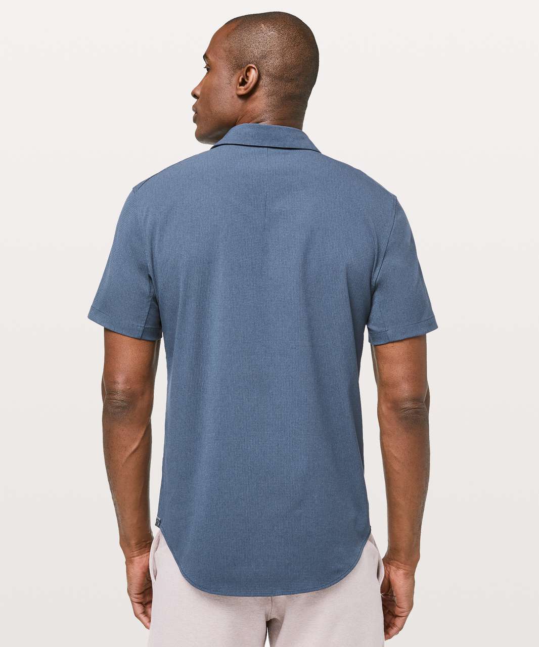 Lululemon Airing Easy Short Sleeve Buttondown - Mach Blue - lulu