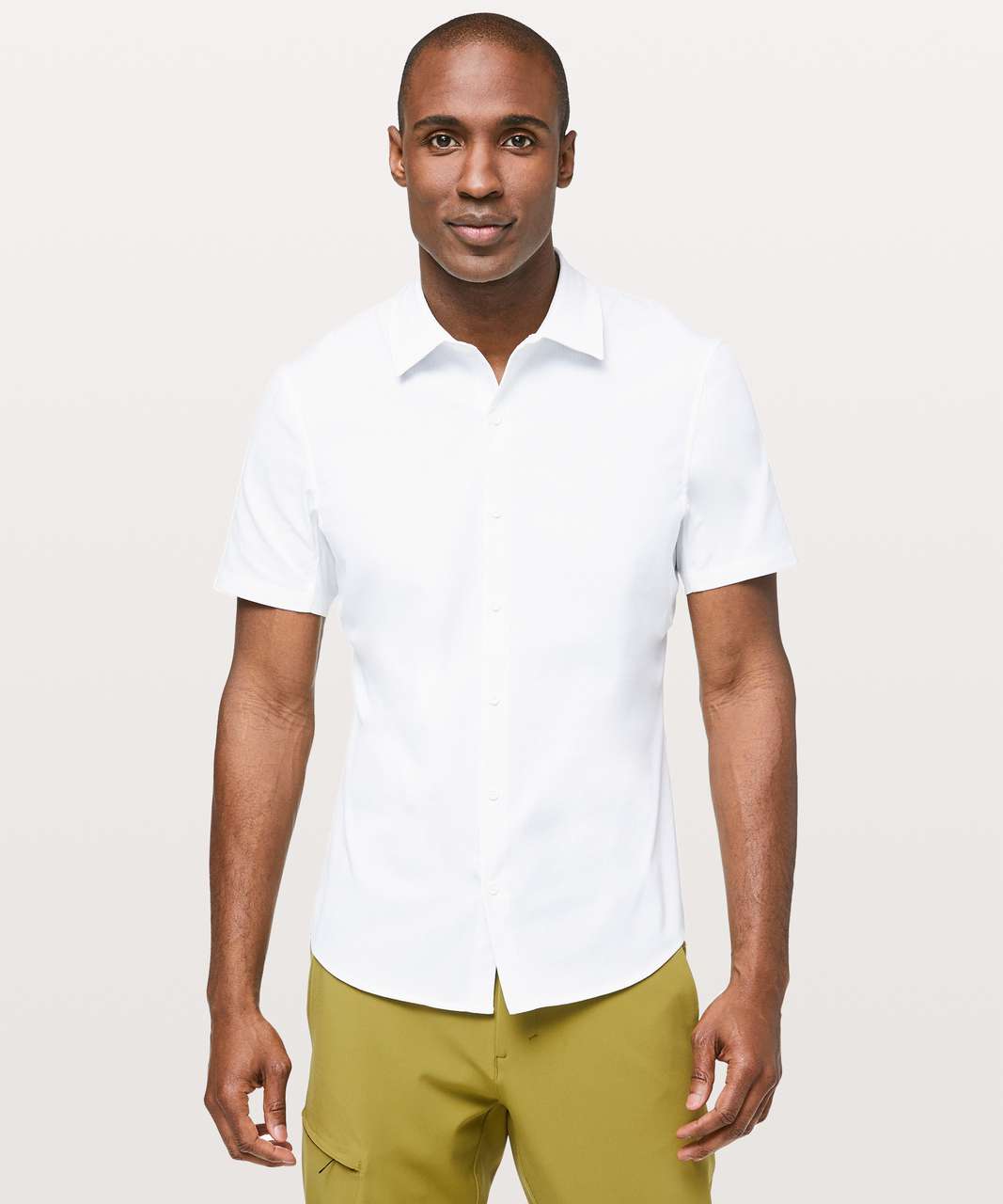 Lululemon Airing Easy Short Sleeve Buttondown - White