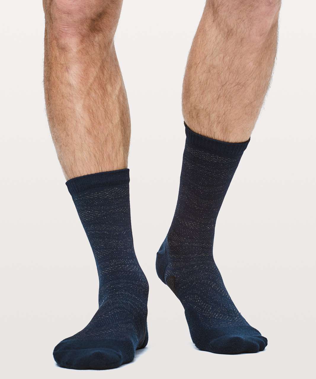 Lululemon T.H.E. Crew Sock *Silver - True Navy