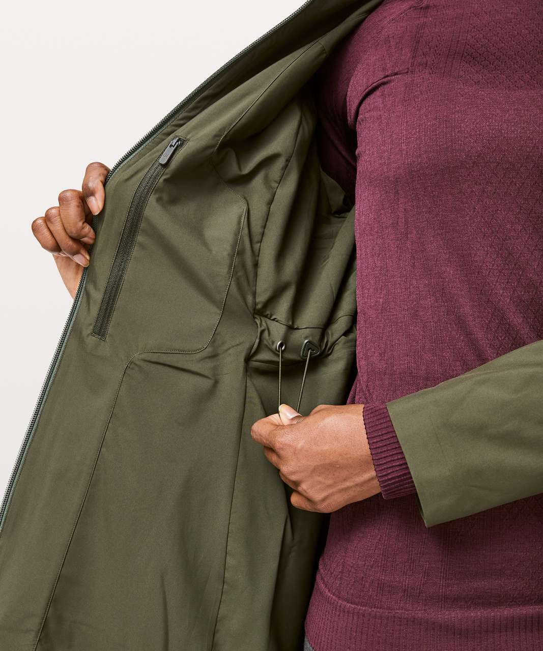 Lululemon Rain Rebel Jacket - Dark Olive