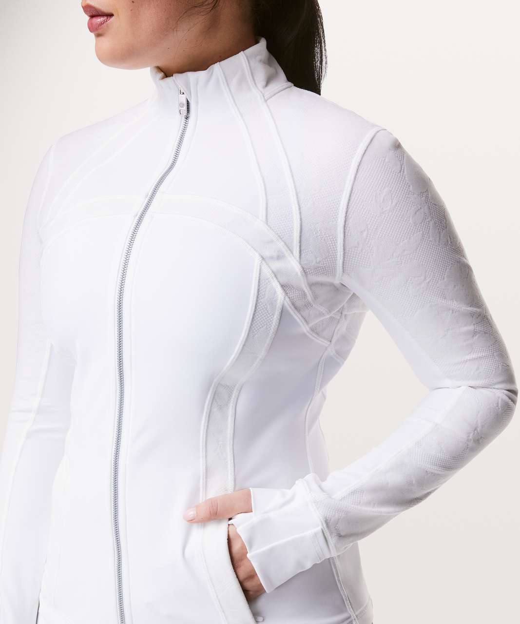 Lululemon Define Jacket Flocked - White