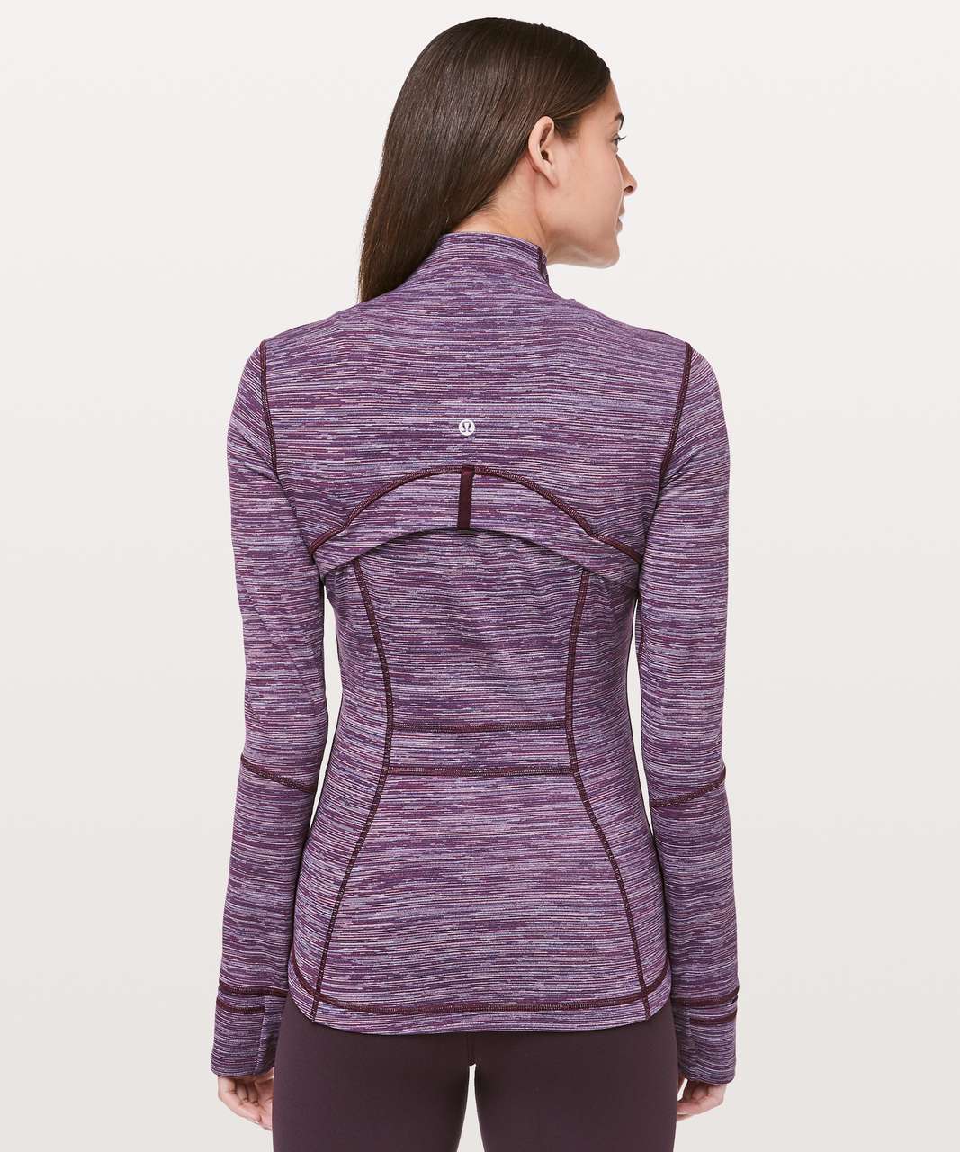 Lululemon Define Jacket - Edged Stripe Jacquard Blueprint Royal Ruby