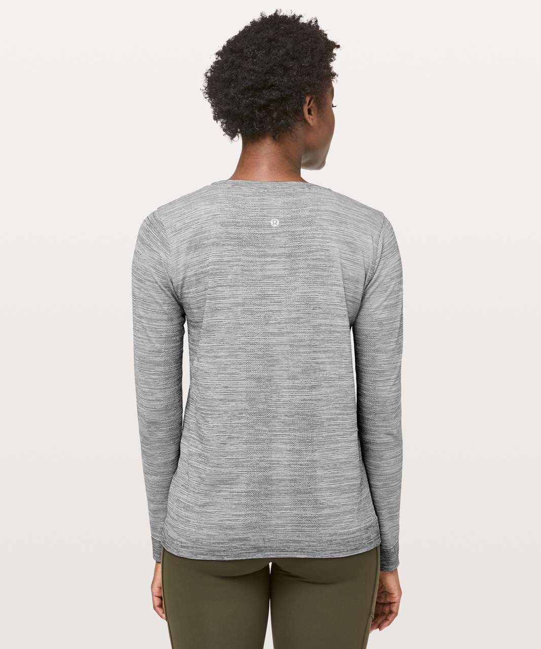 Lululemon Swiftly Tech Long Sleeve (Breeze) *Relaxed Fit - Sheer Blue / White / Black