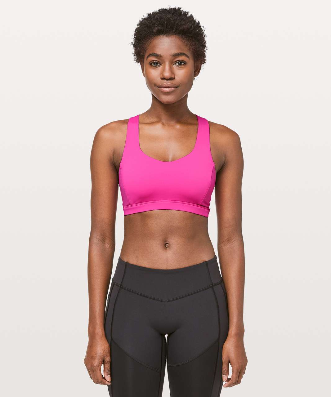 Lululemon Stash N' Run Bra Wee Are From Space Nimbus Battleship