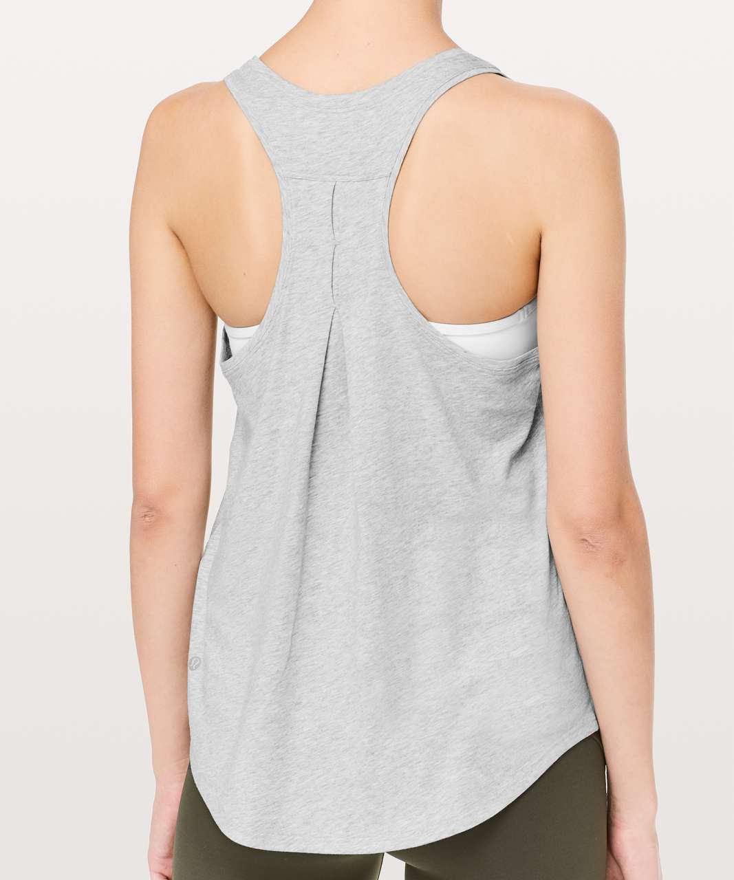 Lululemon Love Tank *Pleated - Heathered Core Light Grey (First Release)