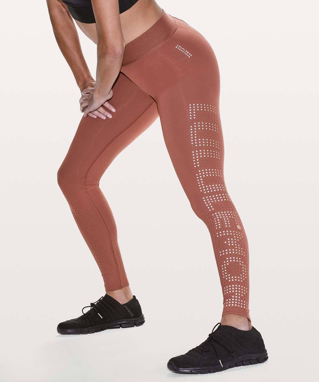 Lululemon To The Beat Tight Reflective 24 *lululemon X SoulCycle - Tempo  Splatter Obsidian Black - lulu fanatics