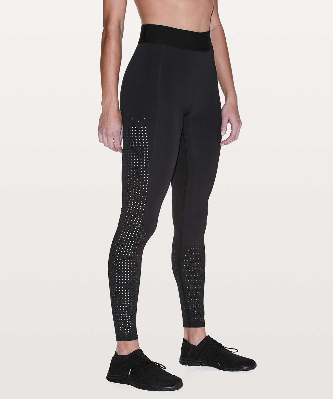 Women's Lululemon Soul Cycle NY Black Zebra Leggings Size 6