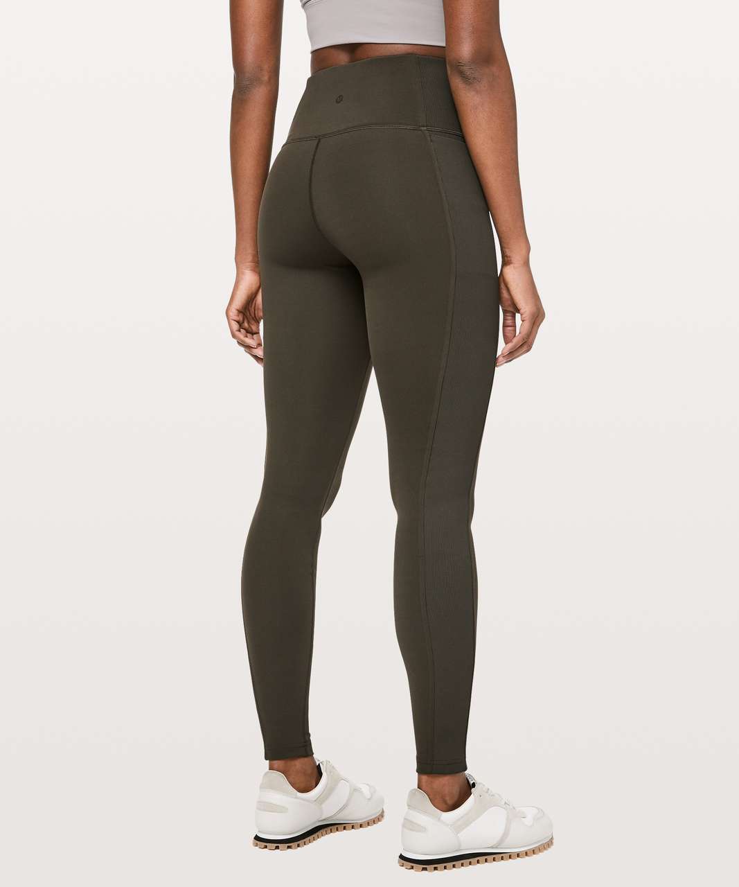 Lululemon Wunder Under High-Rise Tight *Rib 28" - Dark Olive