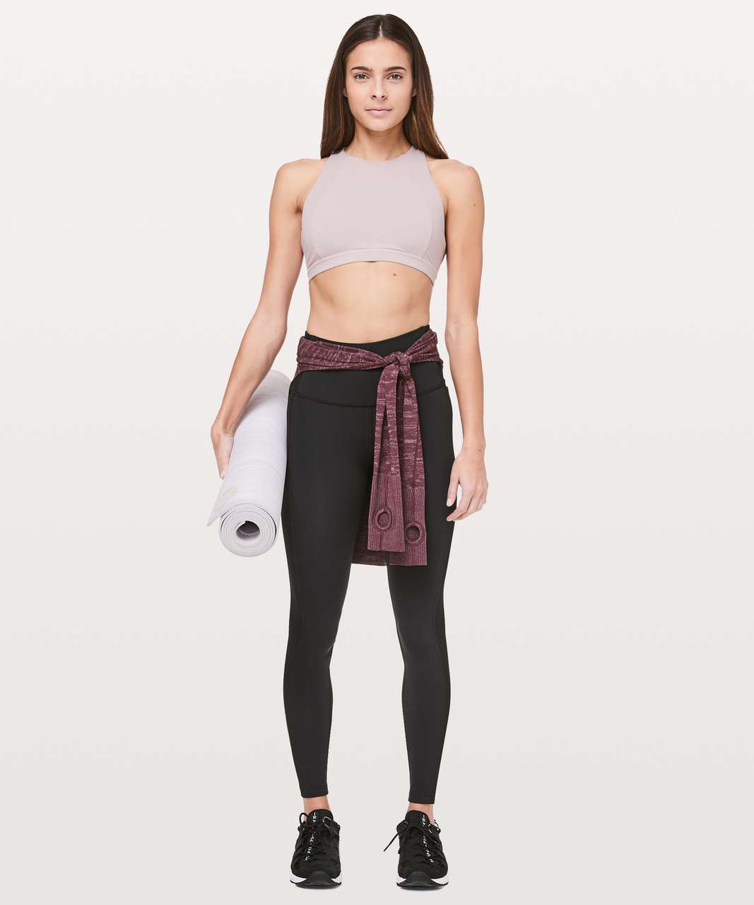 Lululemon Wunder Under High-Rise Tight *Rib 28 - Black - lulu