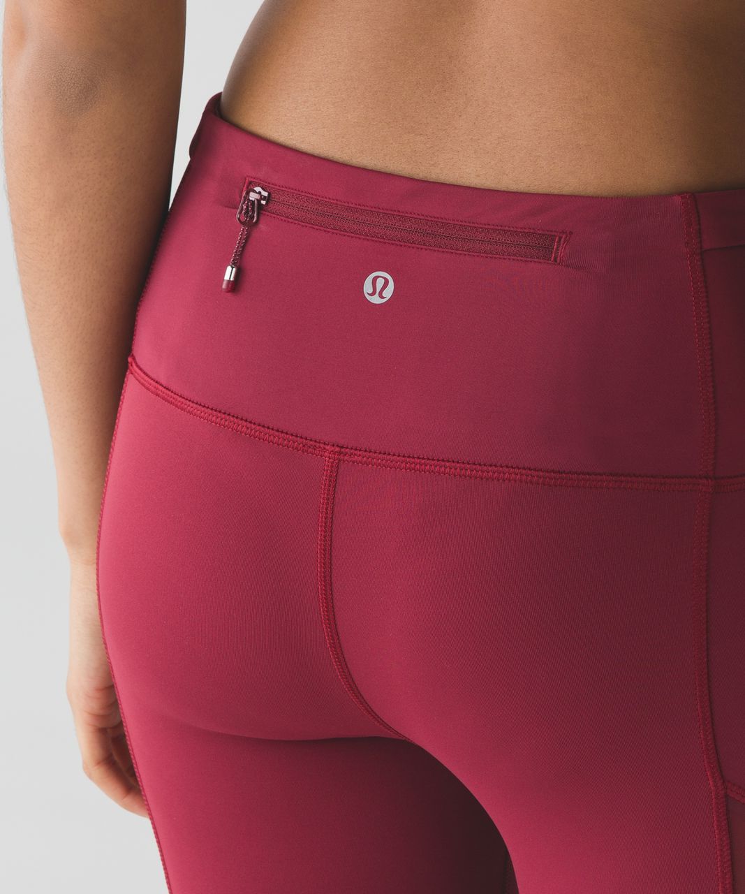 Lululemon Run With The Sun Crop - Rosewood