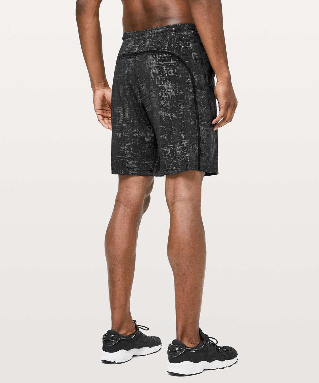 Lululemon Pace Breaker Short Lined 9 *lululemon X SoulCycle - Brushstroke  Black Reflective - lulu fanatics