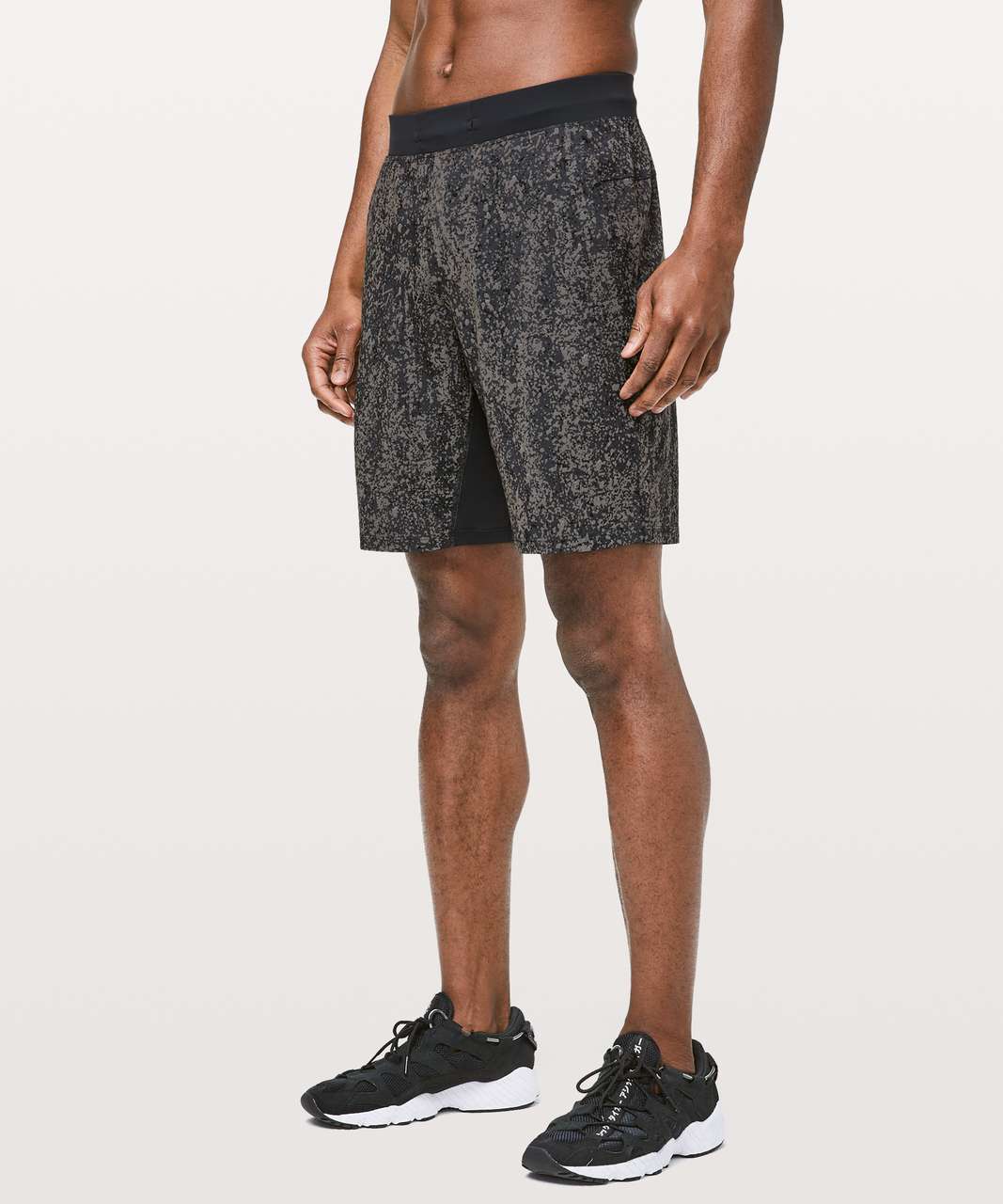 Lululemon T.H.E. Short Linerless 9" *lululemon X SoulCycle - Momentum Splatter Metal Grey Reflective