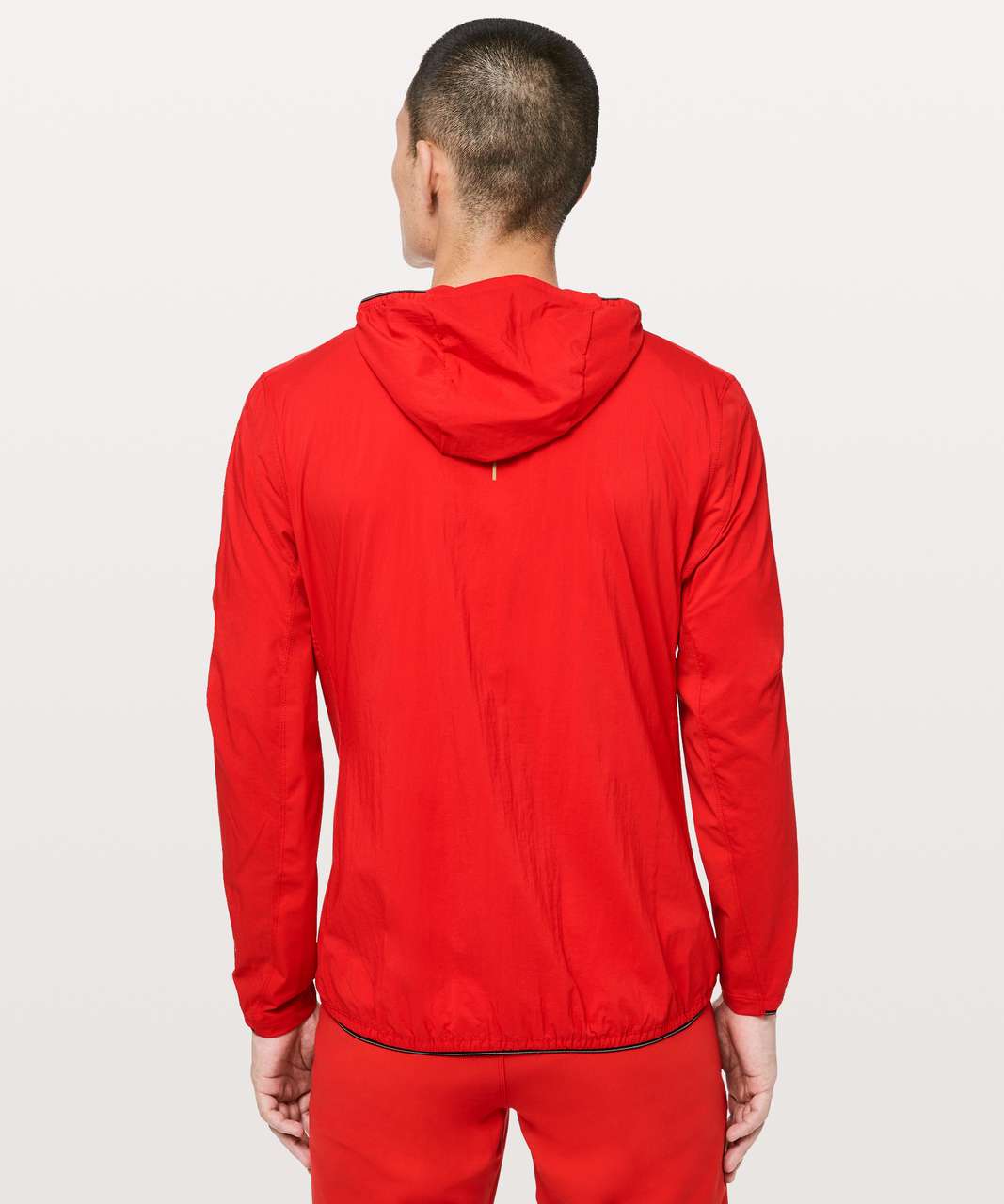 Lululemon Men's Large Red White Limited Edition Canada Scuba Jacket