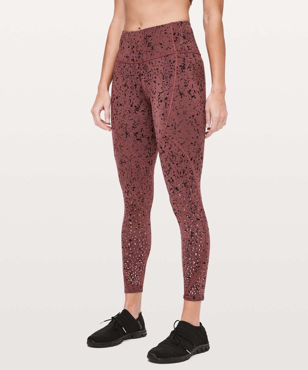 Lululemon To The Beat Tight Reflective 24 *lululemon X SoulCycle - Tempo  Splatter Adobe Dust Black - lulu fanatics