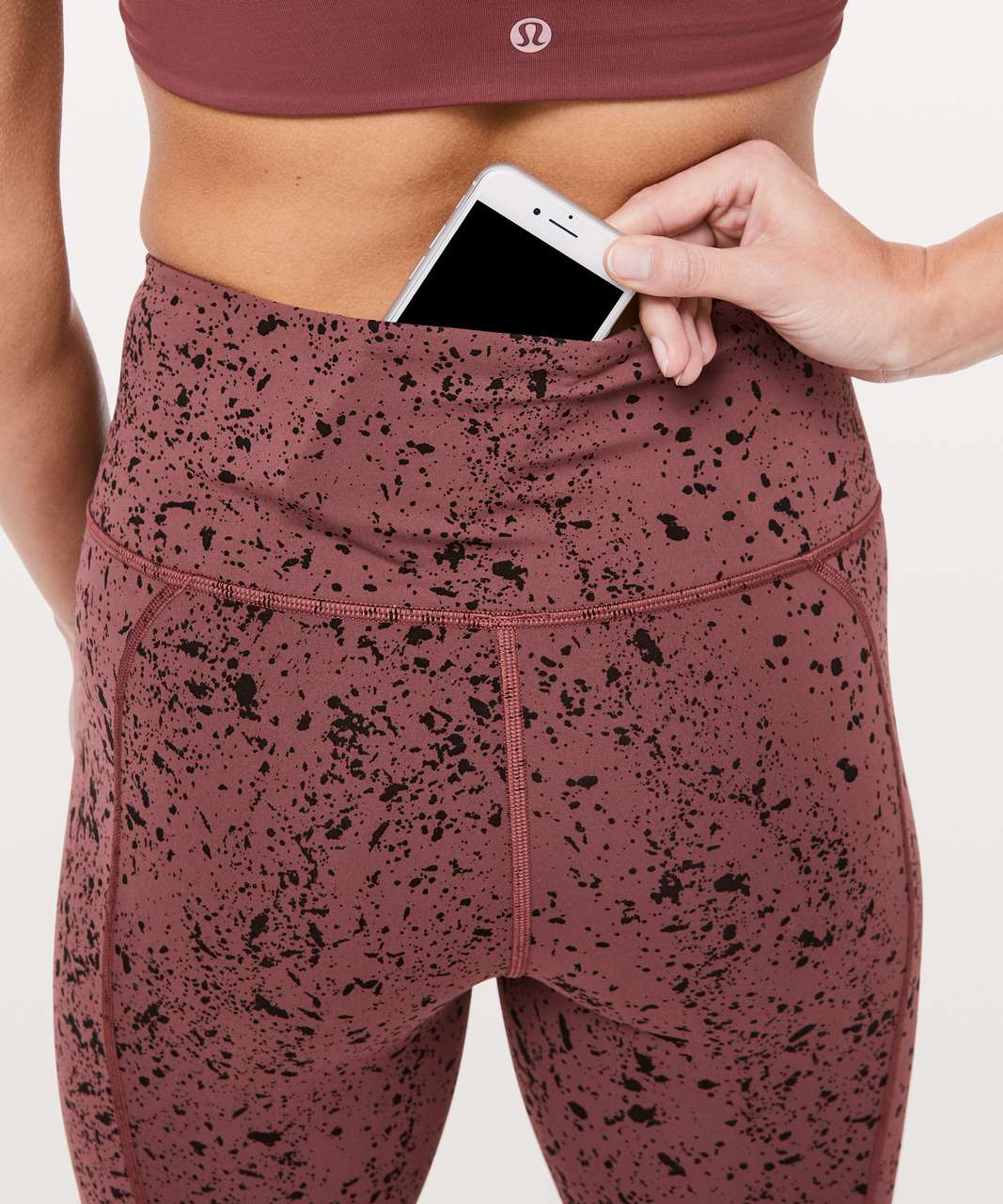 Lululemon To The Beat Tight Reflective 24 *lululemon X SoulCycle - Tempo  Splatter Adobe Dust Black - lulu fanatics