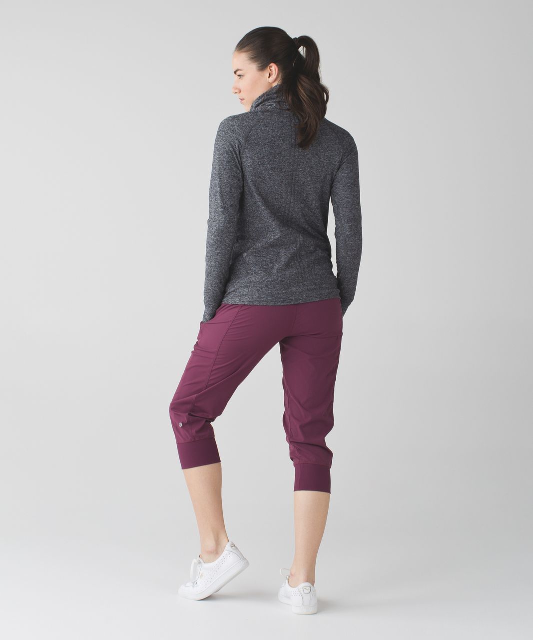 Lululemon In Flux Crop - Red Grape