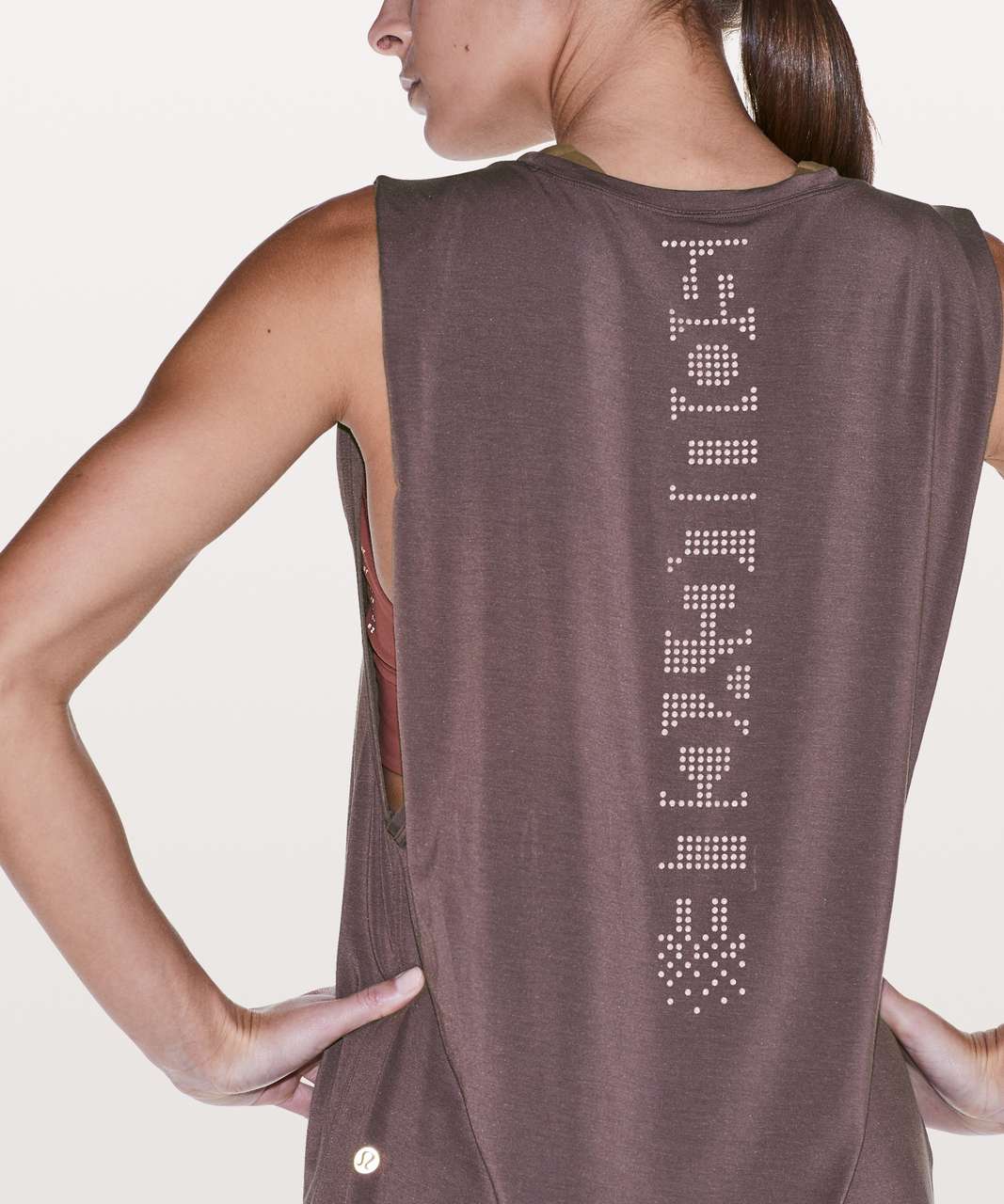 Lululemon Ride & Reflect Muscle Tank *lululemon X SoulCycle - Purple Taupe