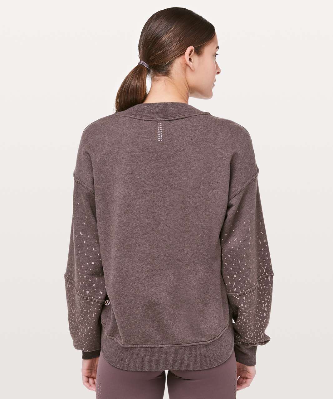 Lululemon To The Beat Sweatshirt *lululemon X SoulCycle - Heathered Antique Bark