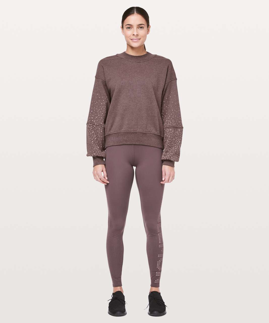 Lululemon To The Beat Sweatshirt *lululemon X SoulCycle - Heathered Antique Bark