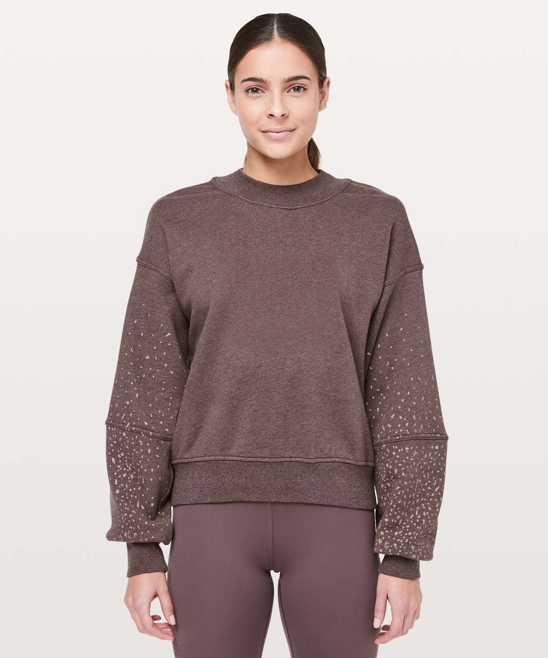 Lululemon To The Beat Sweatshirt *lululemon X SoulCycle - Heathered Antique Bark