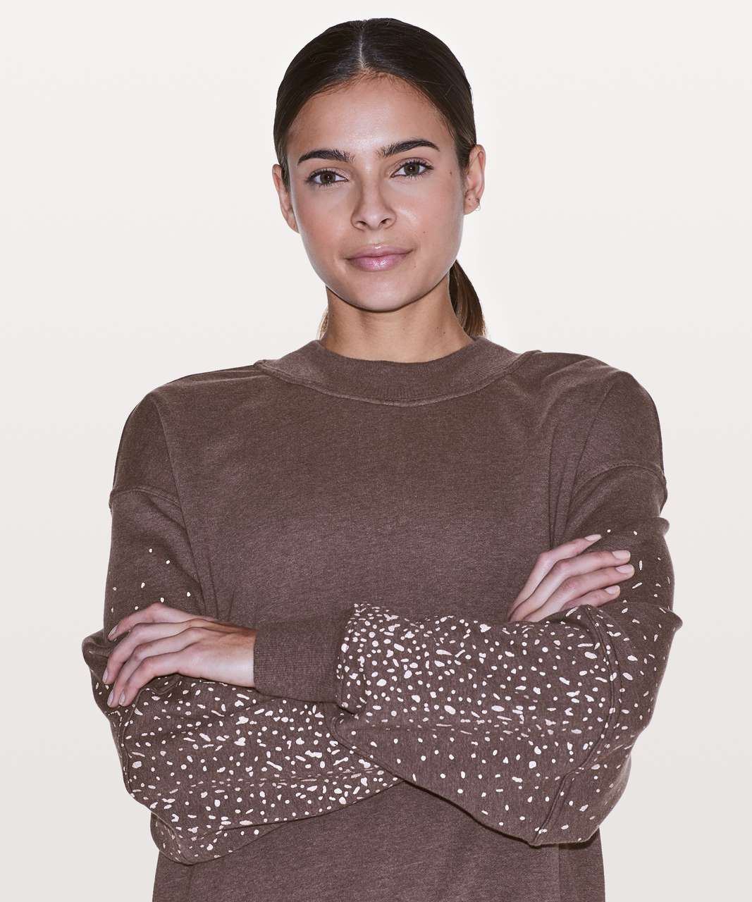 Lululemon To The Beat Sweatshirt *lululemon X SoulCycle - Heathered Antique Bark