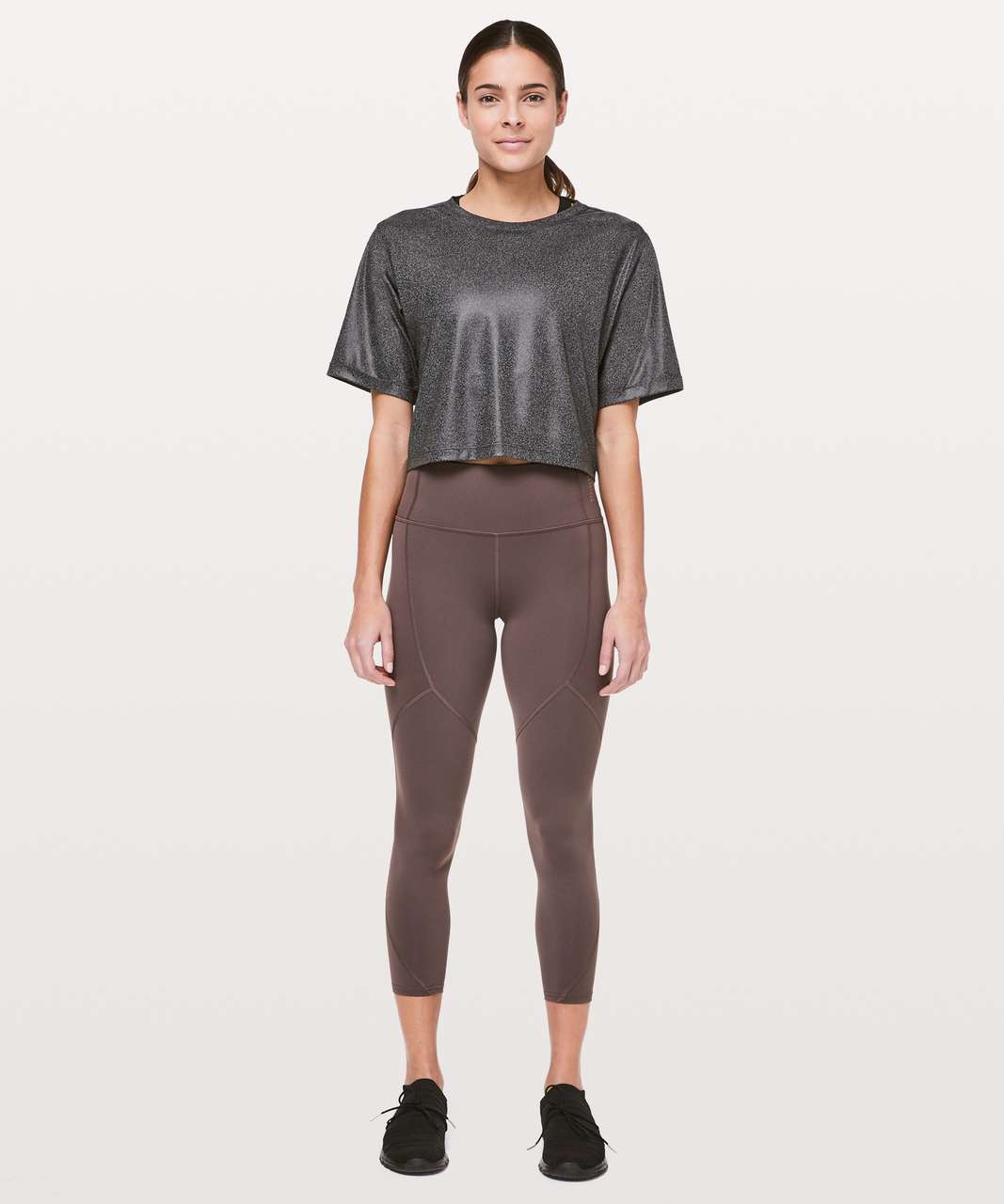 Lululemon To The Beat Tight 24" *lululemon X SoulCycle - Purple Taupe