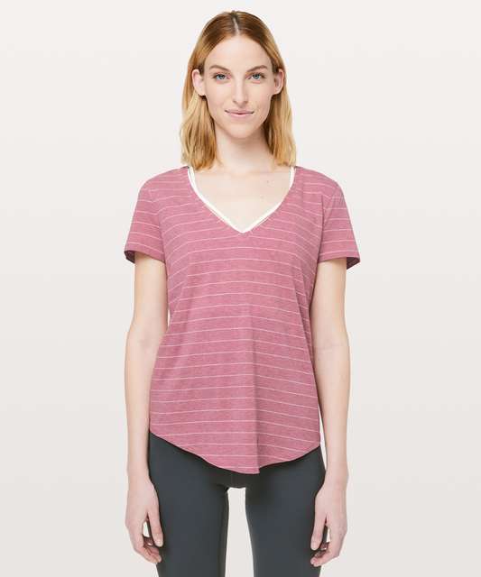 Lululemon Love Tee II - Heathered Regal Plum - lulu fanatics