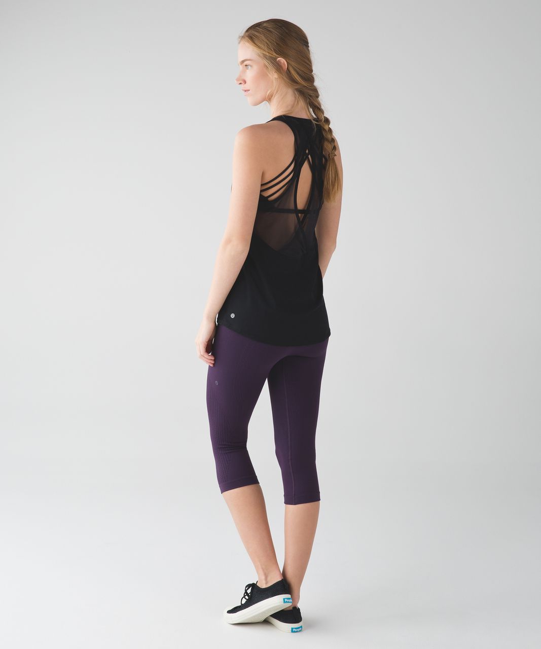 Lululemon Yeah Yoga Crop - Beautiful Baroque Deep Zinfandel / Deep  Zinfandel / Winter Orchid - lulu fanatics