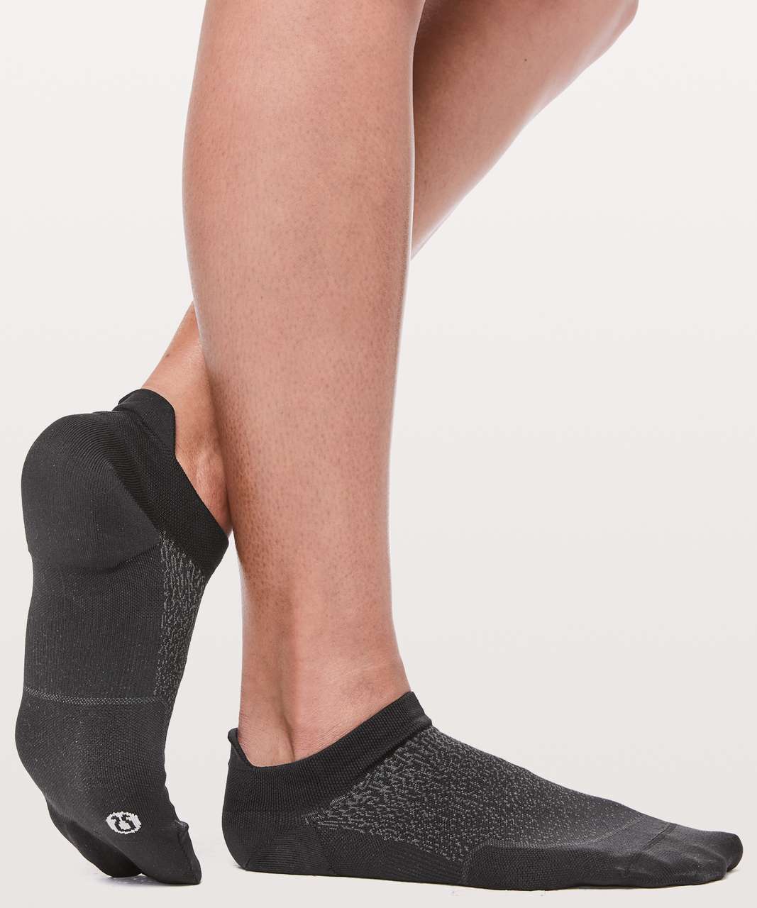 Lululemon Light Speed Sock Silver *lululemon X SoulCycle - Black / White