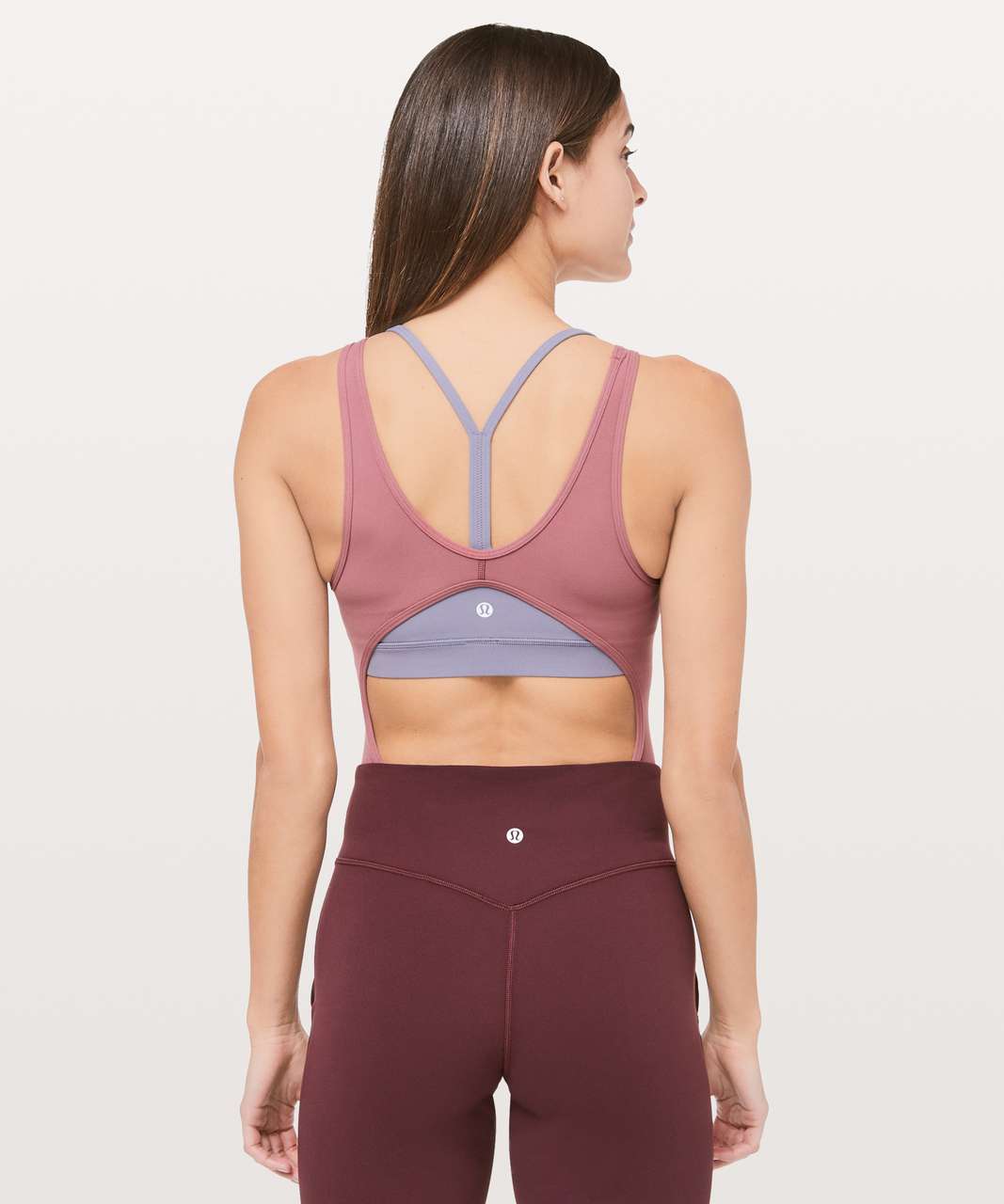 Women's Lululemon Balance and Resist Bodysuit - Grey and White Size 6