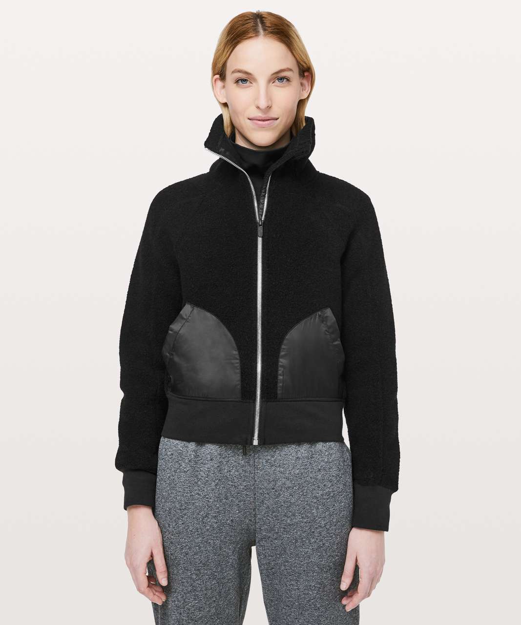 so sherpa hooded jacket lululemon