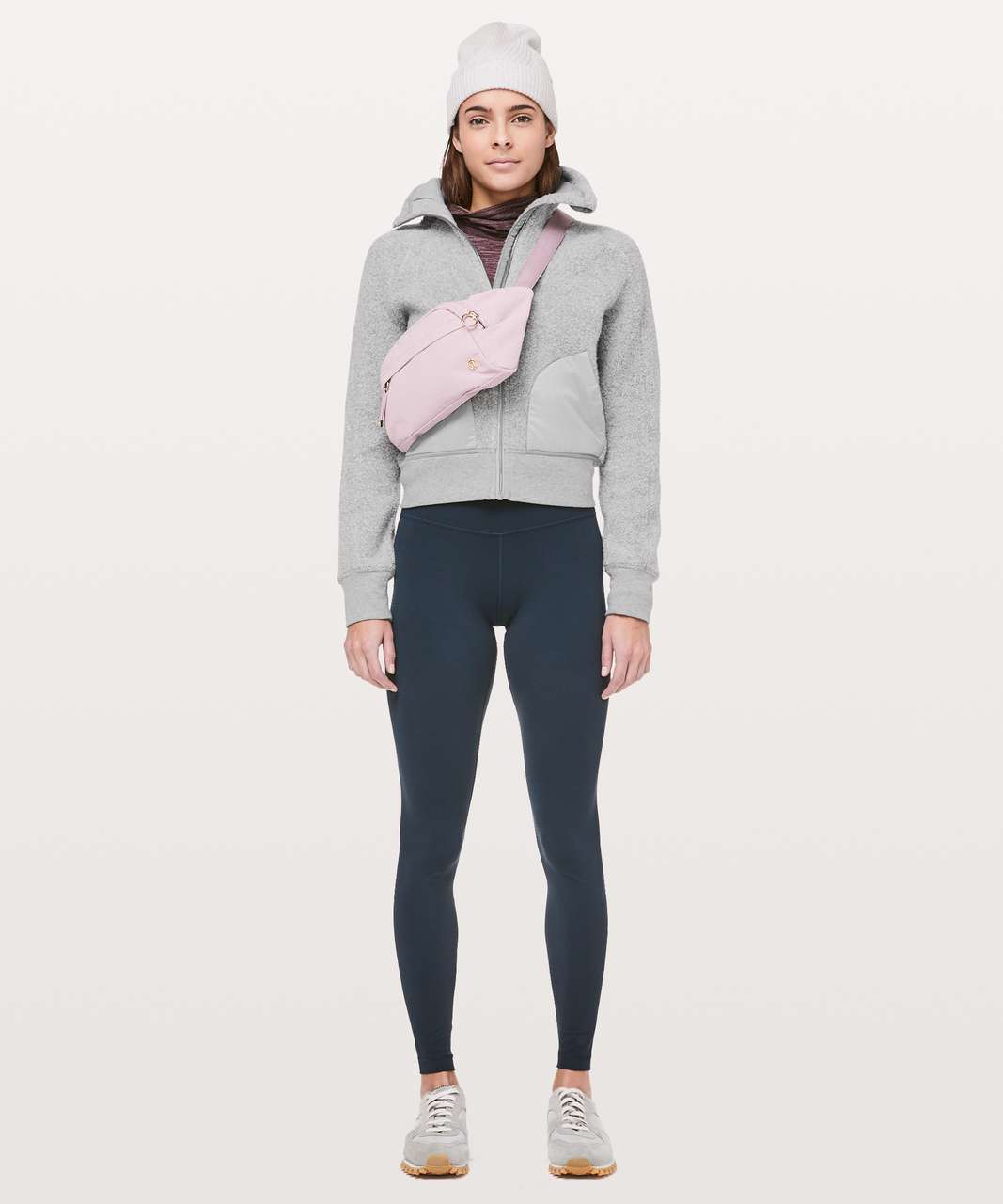 Lululemon So Sherpa Jacket - Heathered Silver Spoon / Heathered Core Light Grey