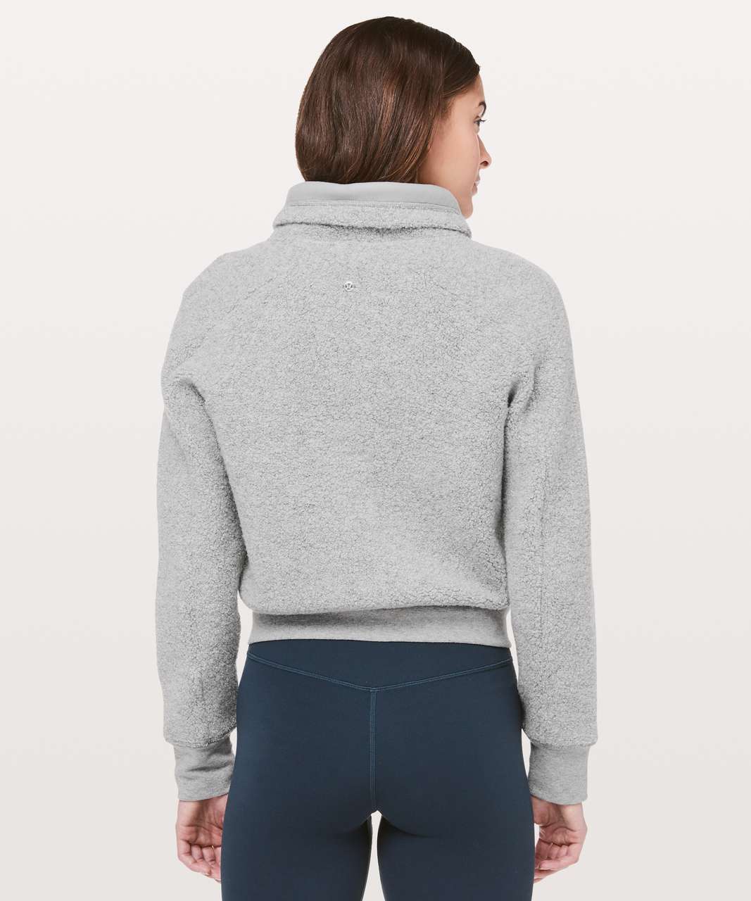 Lululemon So Sherpa Jacket - Heathered Silver Spoon / Heathered Core Light Grey