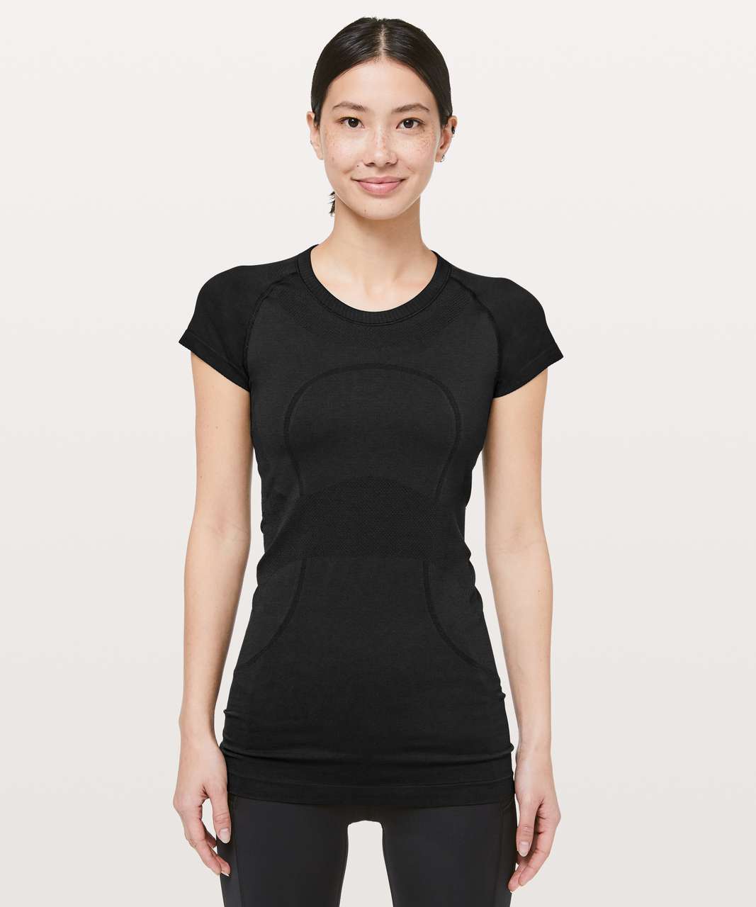 lululemon athletica, Tops, Lululemon Swiftly Tech Short Sleeve Black  Tshirt Shirt Top 8