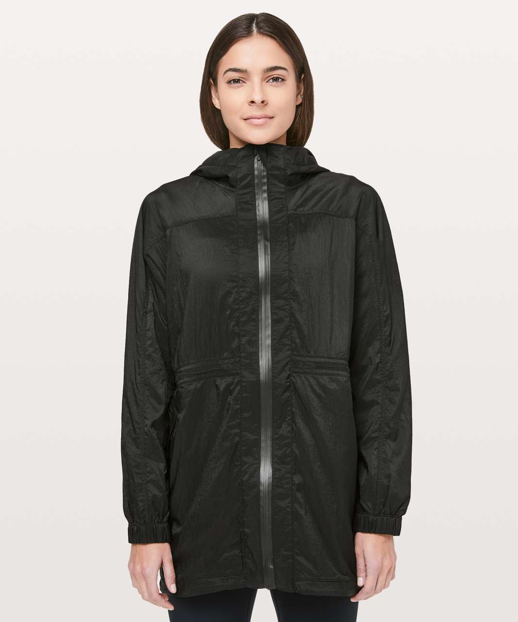 Lululemon In The Clear Jacket - Black - lulu fanatics