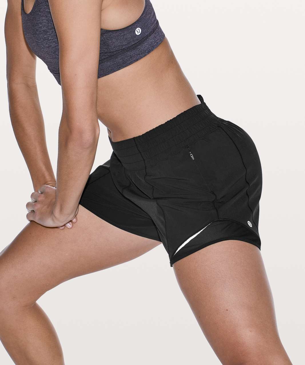 Lululemon Hotty Hot Short *High-Rise Long 4 - Black (First Release) - lulu  fanatics