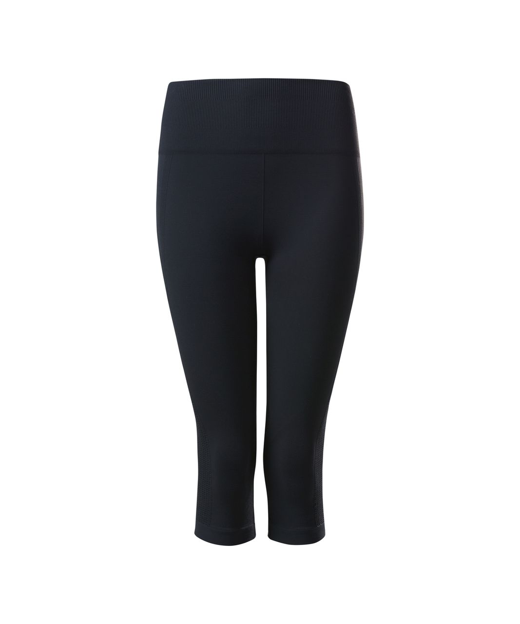 Lululemon Flow & Go Crop Pants Small Leggings Black Yoga Seamless  Compression