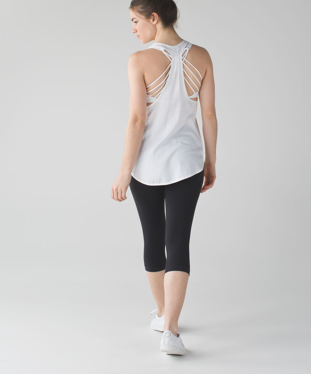 Lululemon A Go Go Crop - Black - lulu fanatics