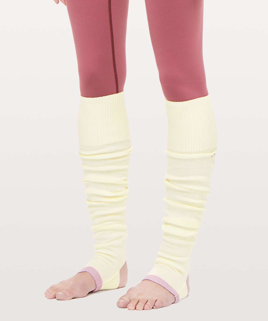 Lululemon Evolution Leg Warmers - Angel Wing / Misty Pink - lulu