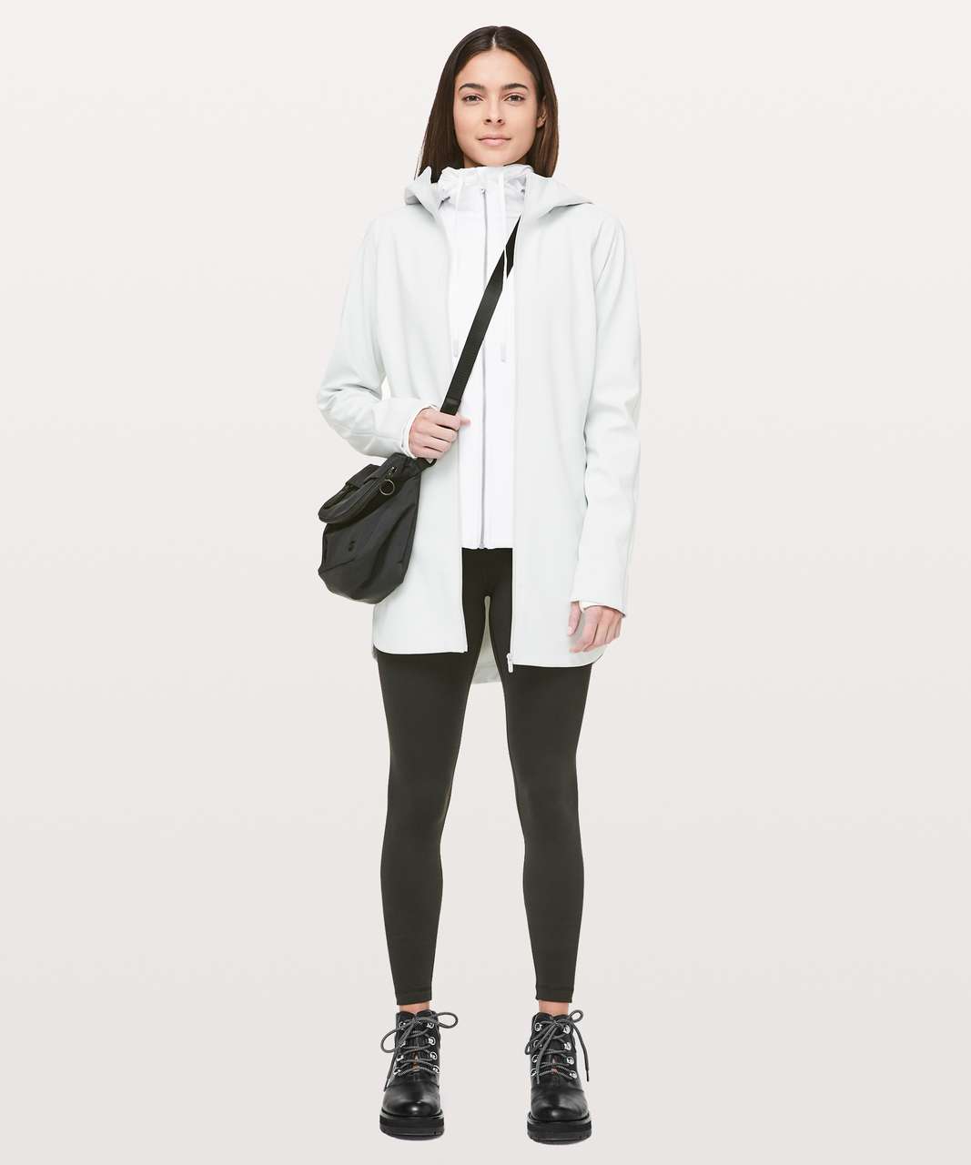 LULULEMON HOODED DEFINE Jacket Nulu, Size 4 Mini Black And White Heathered  NWOT £80.09 - PicClick UK