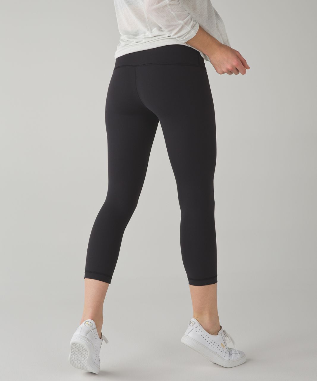 Lululemon Wunder Under Crop (Hi-Rise) - Black