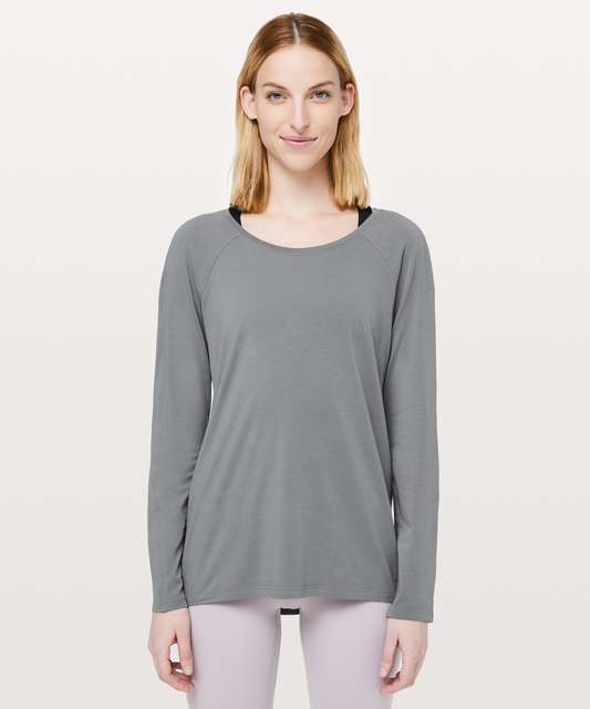 Lululemon Emerald Long Sleeve - Dusty Pink - lulu fanatics