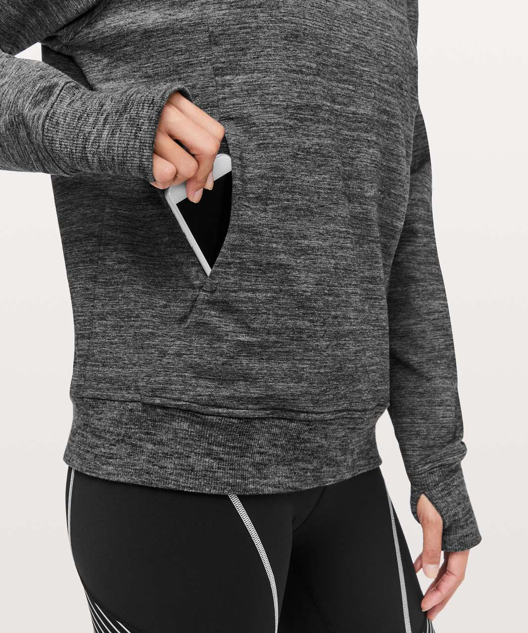 Lululemon Scuba Pullover - Heathered Core Dark Grey