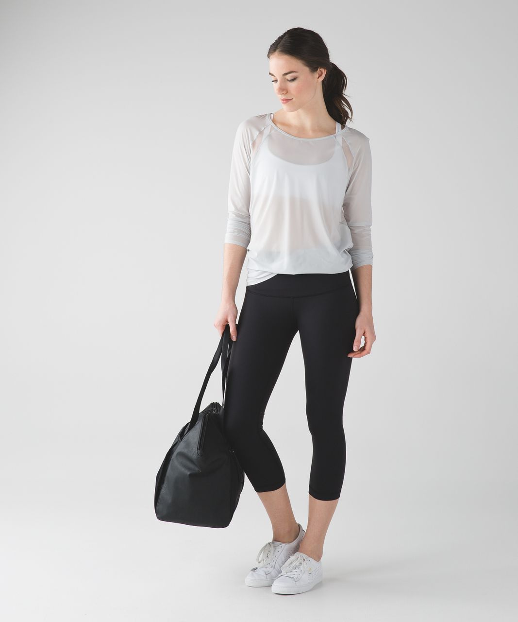 Lululemon Wunder Under Crop (Hi-Rise) - Black