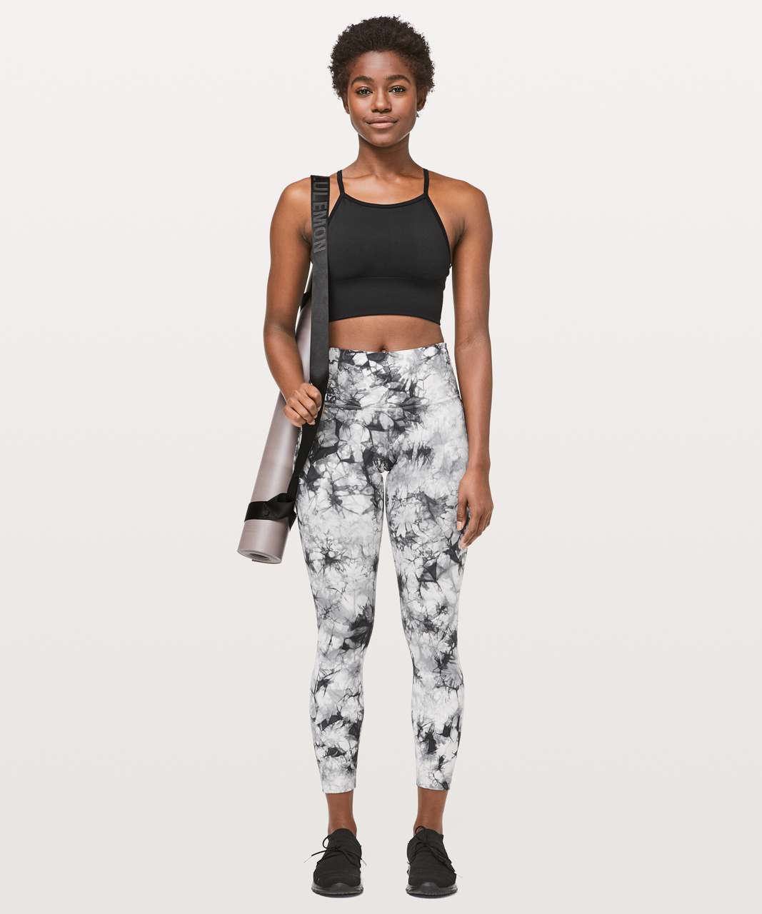 Lululemon Ebb To Street Bra Long Line - Black - lulu fanatics