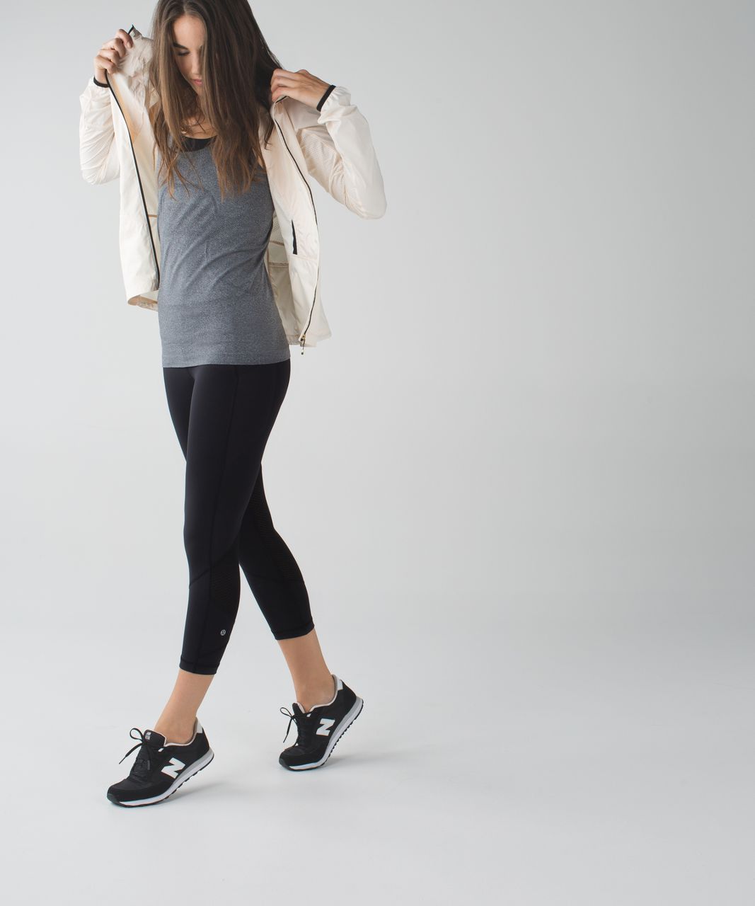 Lululemon Pace Rival Crop Leggings Black 4 - $40 - From Raquel